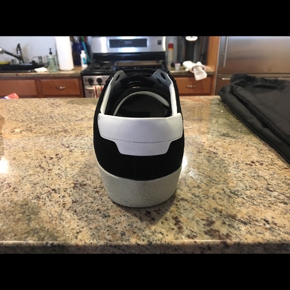 Saint Lauren leather low top sneakers - Picture 5 of 8